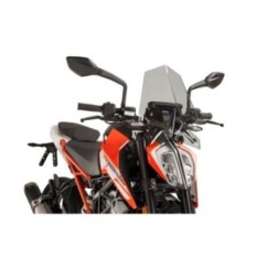 PUIG NAKED SCREEN NG SPORT KTM 125 DUKE 17-23 LIGHT SMOKE