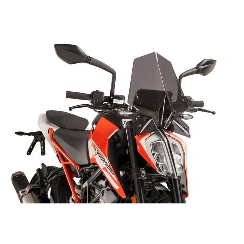 PUIG NAKED SCREEN NG SPORT KTM 125 DUKE 17-23 DARK SMOKE