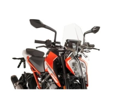 PUIG CUPOLINO NAKED N.G. SPORT KTM 125 DUKE 17-23 TRASPARENTE