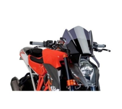 PUIG CUPOLINO NAKED NEW GENERATION SPORT PER KTM 1290 SUPERDUKE R 14'-16' FUME SCURO