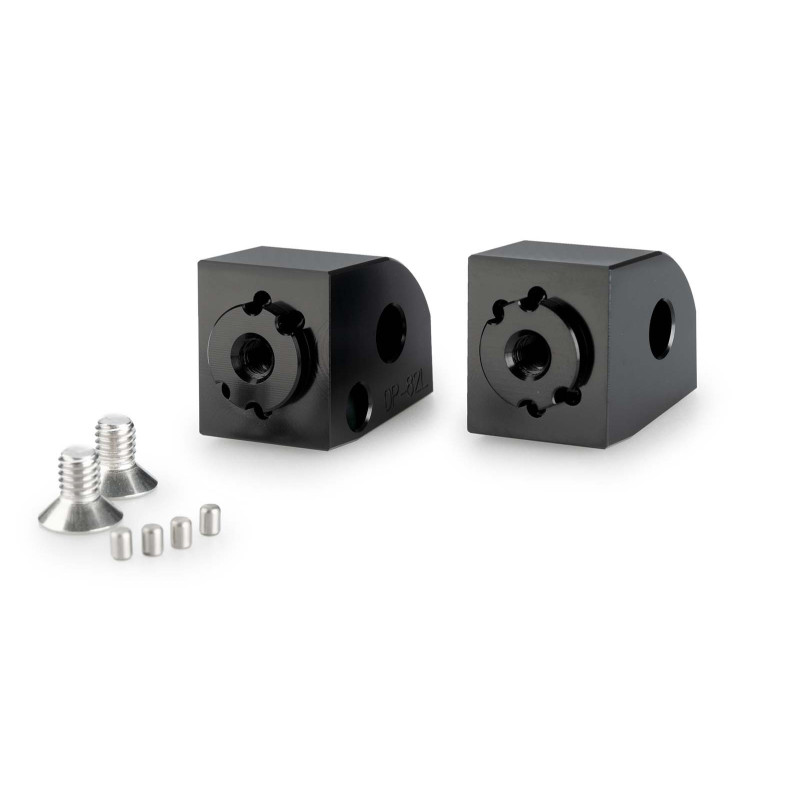 Adaptadores Puig para estriberas de pasajero ajustables Suzuki GSX-S 1000 GX 24/25 negro