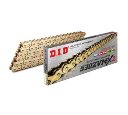 DID CHAIN S+2 530ZVMX2 M116-R DUCATI 1200 MULTISTRADA ENDURO 16 18