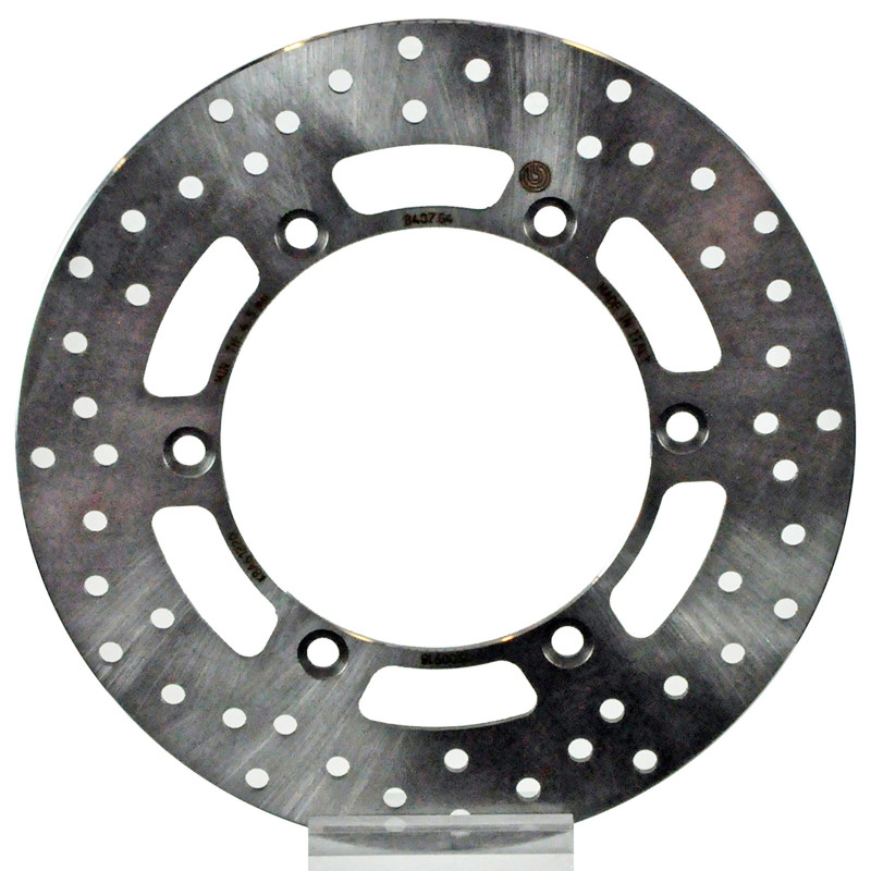 Disque de frein arriere fixe Brembo dore pour Moto Guzzi California Aquila noir 09-11