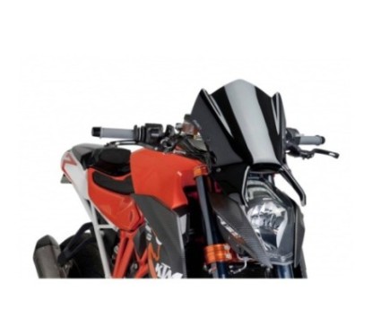 PUIG CUPOLINO NAKED NEW GENERATION SPORT PER KTM 1290 SUPERDUKE R 14'-16' NERO