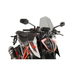 PUIG CUPOLINO NAKED NEW GENERATION SPORT PER KTM 1290 SUPERDUKE R 17'-19' FUME CHIARO