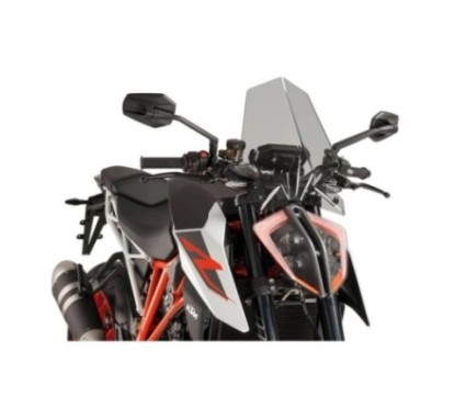 PUIG CUPOLINO NAKED NEW GENERATION SPORT PER KTM 1290 SUPERDUKE R 17'-19' FUME CHIARO