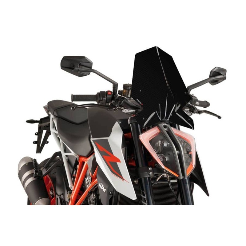 PUIG CUPOLINO NAKED NEW GENERATION SPORT PER KTM 1290 SUPERDUKE R 17'-19' NERO