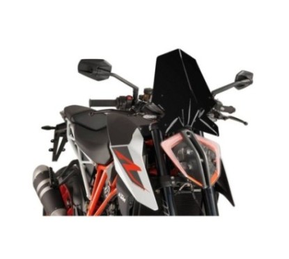 PUIG CUPOLINO NAKED NEW GENERATION SPORT PER KTM 1290 SUPERDUKE R 17'-19' NERO