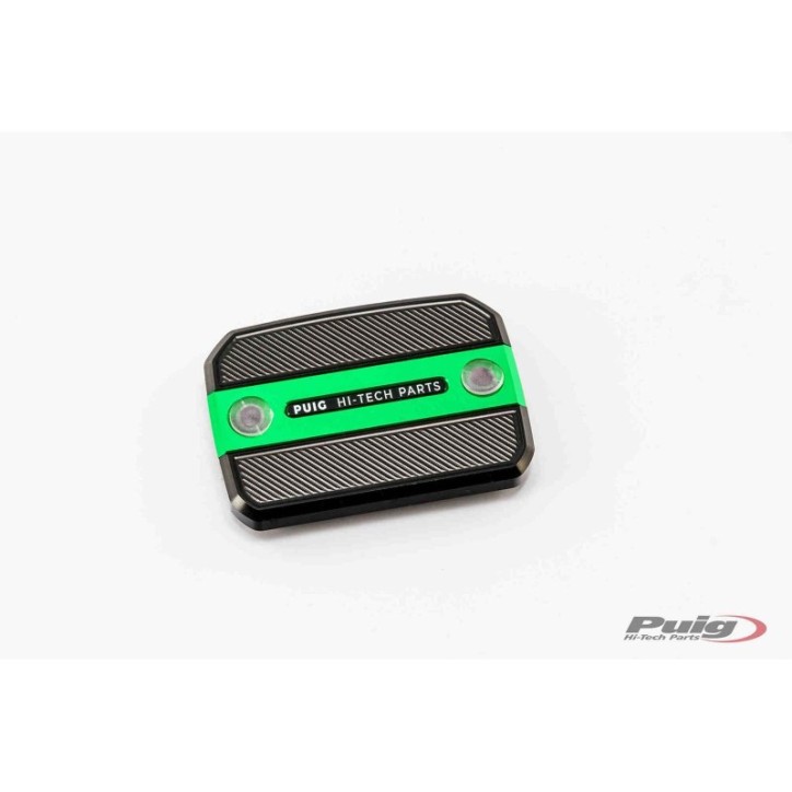 PUIG FRONT RESERVOIR CAP FOR BRAKE FLUID FOR DUCATI HYPERMOTARD 821/SP 13-15 GREEN