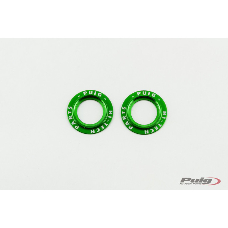 Jeu de pieces detachees Puig pour fourreaux de fourche avant en aluminium PHB19 vert