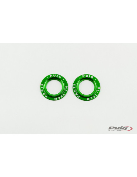 Jeu de pieces detachees Puig pour fourreaux de fourche avant en aluminium PHB19 vert