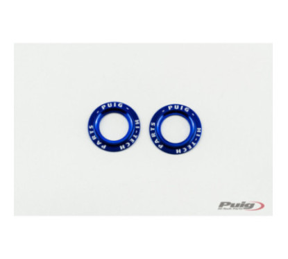 PUIG ALUMINUM SPARE PARTS SET REAR FORK BUFFERS PHB19 BLUE