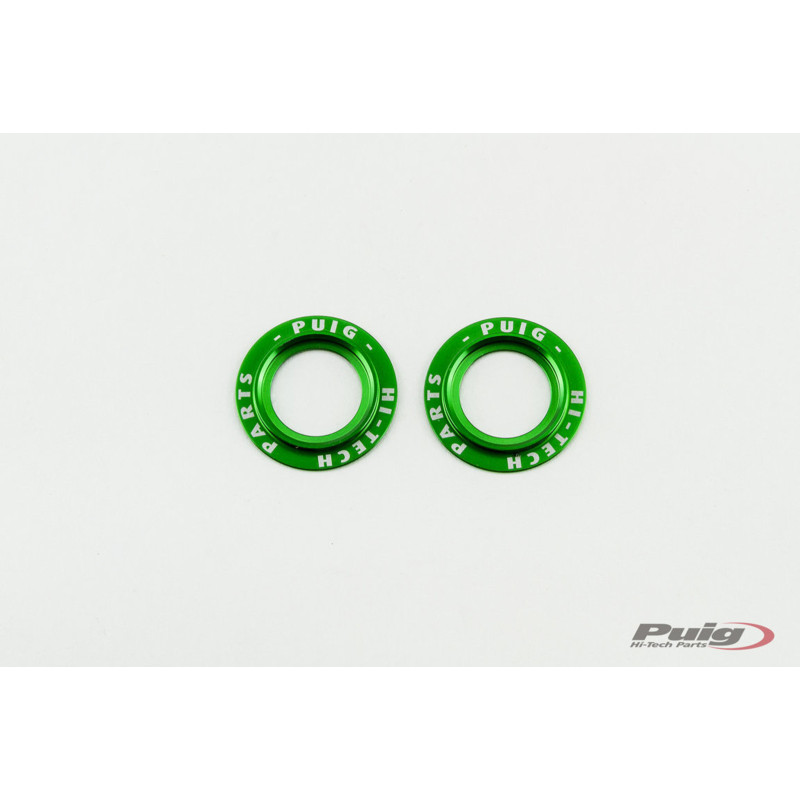 Jeu de pieces detachees Puig pour fourreaux de fourche arriere en aluminium PHB19 vert