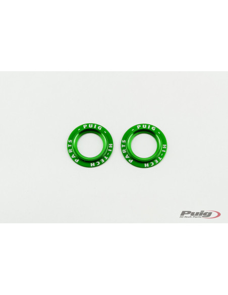 Jeu de pieces detachees Puig pour fourreaux de fourche arriere en aluminium PHB19 vert