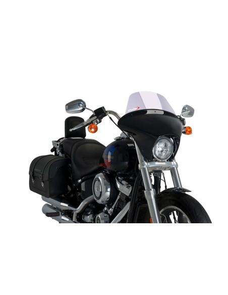 puig batwing sml touring screen for harley d softail low rider fxlr 18 20 transparent