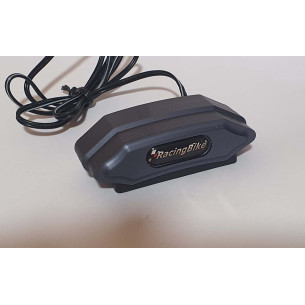 Luz de matricula LED para motocicleta de carreras, modelo R, titanio, oferta.