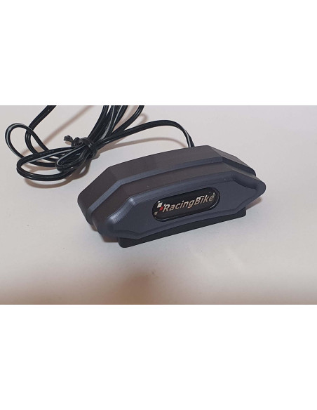 Luz de matricula LED para motocicleta de carreras, modelo R, titanio, oferta.