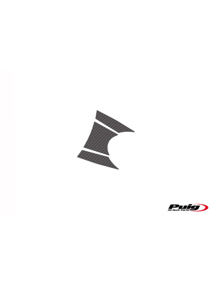 Autocollant Puig Yoke Mod X Treme pour Kawasaki Z650 2020/24, aspect carbone