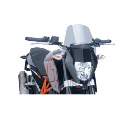 PUIG NAKED SCREEN NG SPORT KTM 690 DUKE 12-20 LIGHT SMOKE