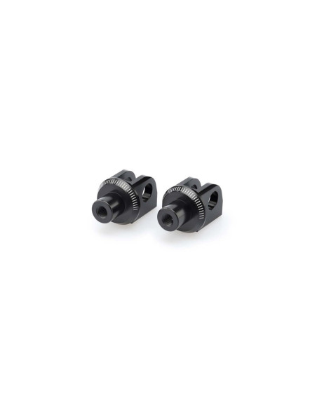 Adaptadores de reposapies fijos Puig para Kawasaki Ninja 1100 SX 2025 en negro