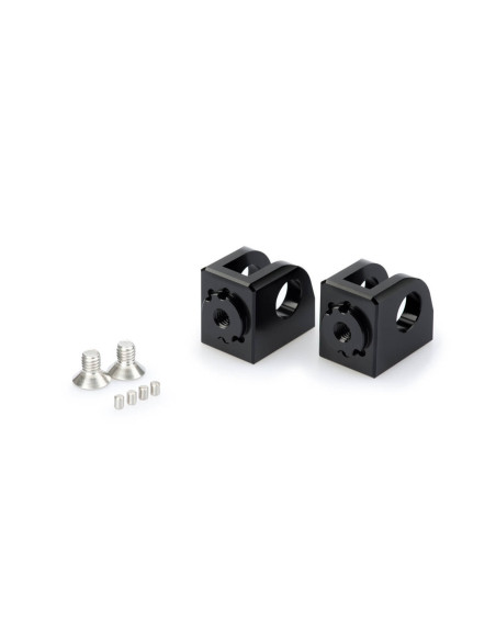 puig adjustable rider pegs adapters for kawasaki ninja 1100 sx se 2025 black