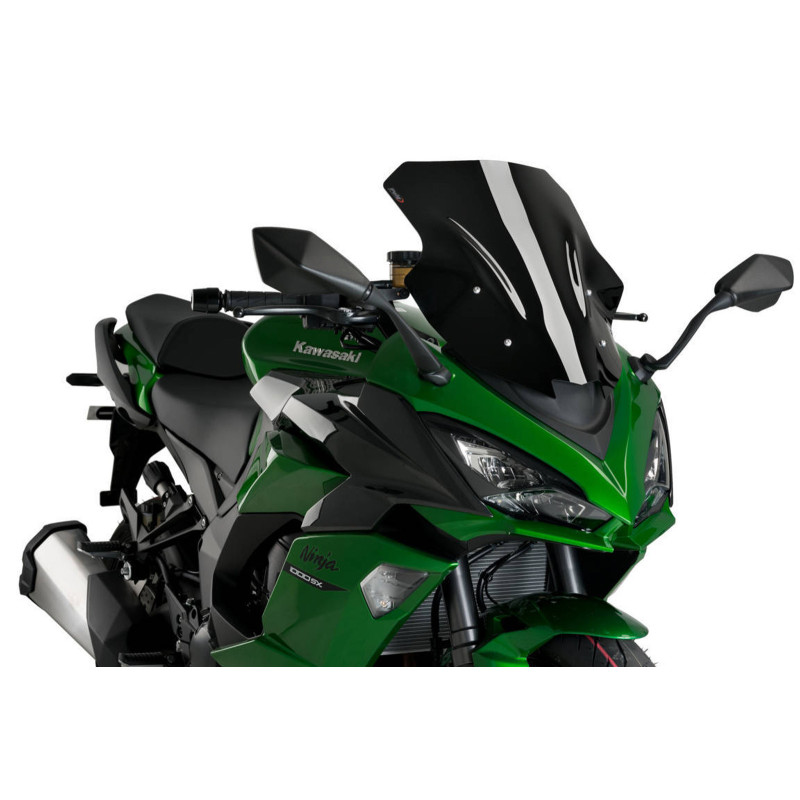 PUIG RACING SCREEN FIT ON KAWASAKI NINJA 1100 SX SE 2025 BLACK | eBay