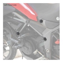 PUIG FRAME CAPS DUCATI MULTISTRADA PIKES PEAK 16-17 BLACK