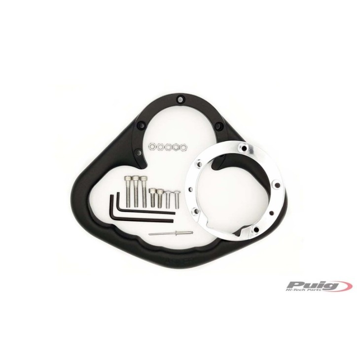 PUIG ASA PASAJERO PARA APRILIA RSV4 RF/RR 15-20 NEGRO