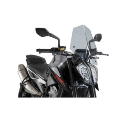 PUIG CUPOLINO NAKED N.G. SPORT PER KTM 890 DUKE ANNO 21-23' COLORE FUME CHIARO