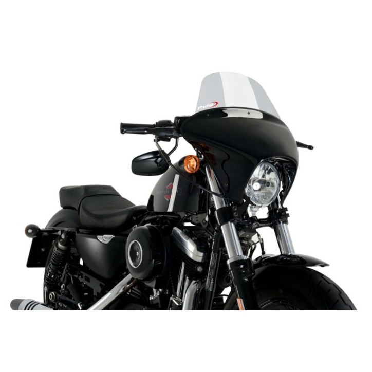 PUIG SCREEN BATWING SML TOURING FOR HARLEY D. SPORTSTER FORTY-EIGHT SPECIAL XL1200XS 18-20 CLEAR SMOKE