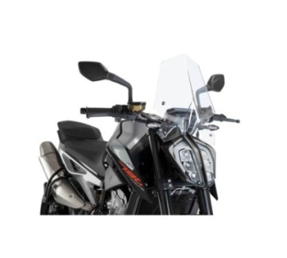 PUIG CUPOLINO NAKED N.G. SPORT PER KTM 890 DUKE ANNO 21-23' COLORE TRASPARENTE