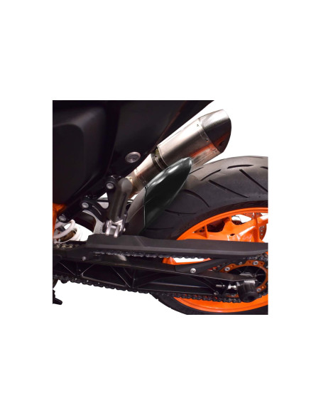 Extension de guardabarros trasero Puig para KTM 125 Duke 17-23 negro mate