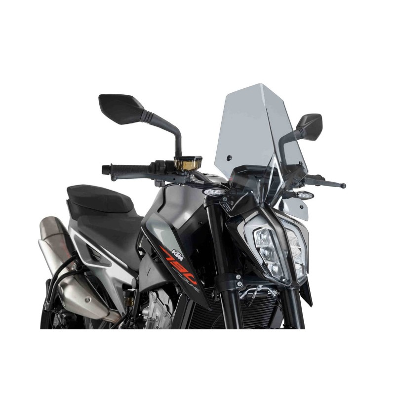 PUIG CUPOLINO NAKED N.G. SPORT PER KTM 890 L DUKE ANNO 21-23' COLORE FUME CHIARO