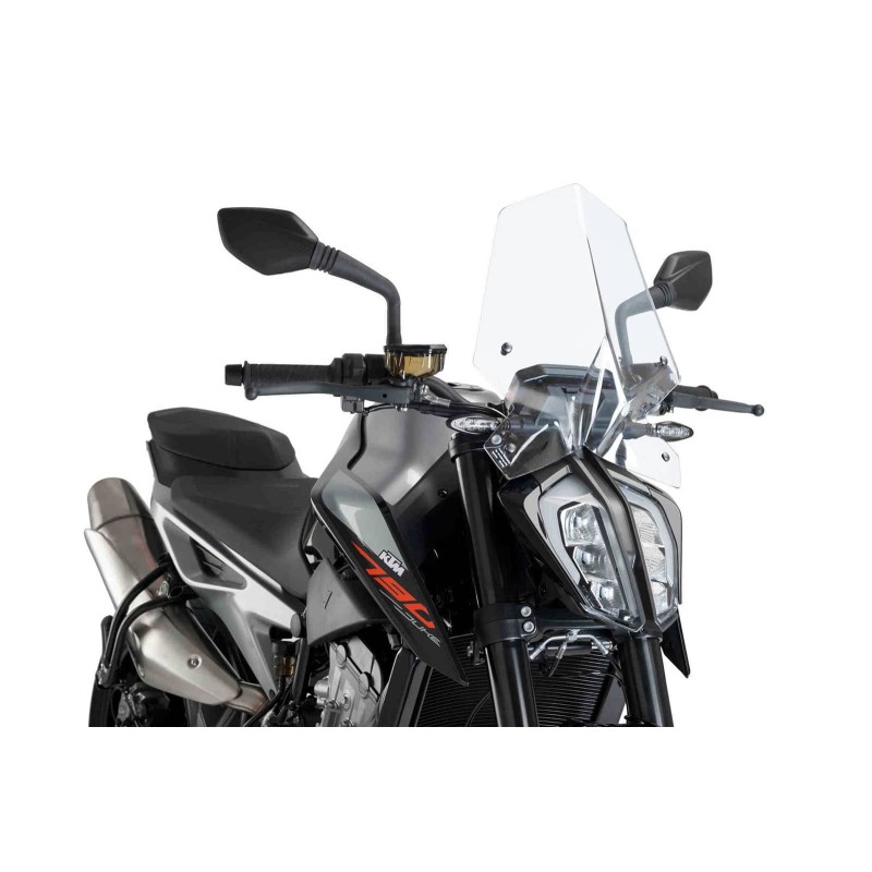 PUIG CUPOLINO NAKED N.G. SPORT PER KTM 890 L DUKE ANNO 21-23' COLORE TRASPARENTE