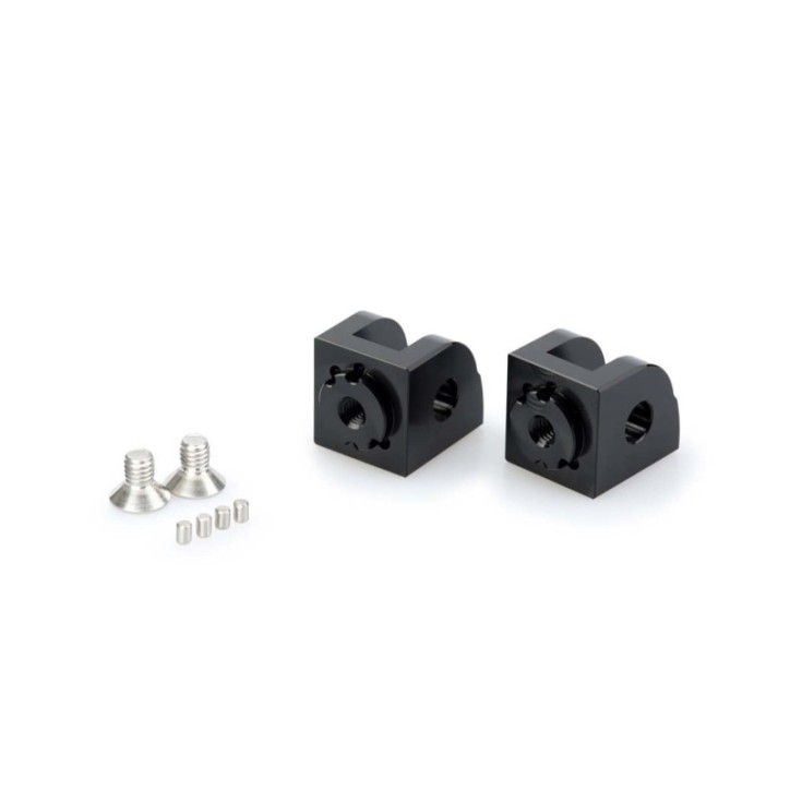 PUIG ADATTATORI POGG. REGOLABILI CONDUCENTE PER SUZUKI GSR750 11-16 NERO