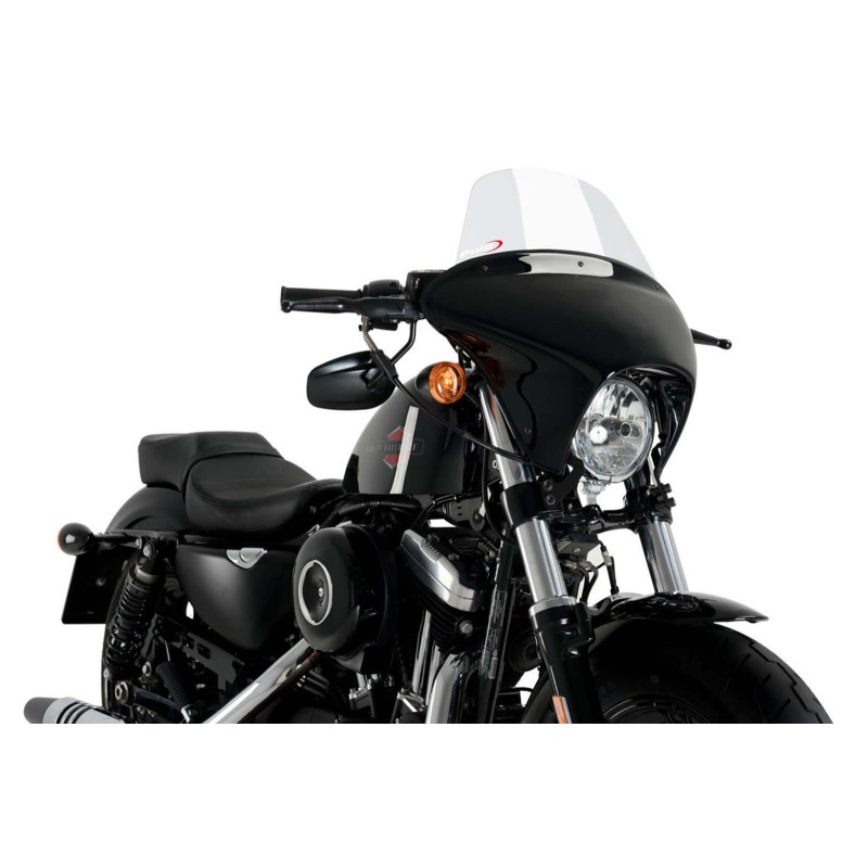 PUIG CUPOLINO BATWING SML TOURING PER HARLEY DAVIDSON SPORTSTER FORTY-EIGHT SPECIAL XL1200XS ANNO 18-20 COLORE TRASPARENTE