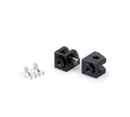 PUIG ADAPTADORES REPOSAPIES CONDUCTOR AJUSTABLE YAMAHA FZ6 04-08 NEGRO