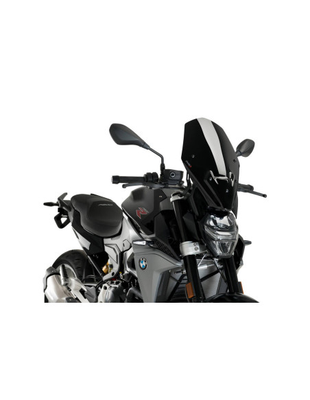 Bulle Puig Naked NG Touring pour BMW F900 R 2020-2025, noire