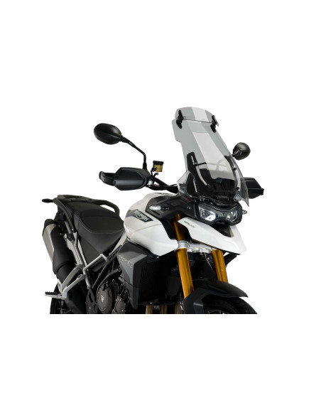 puig windshield touring visor for triumph tiger 900 rally pro 20 25 light smoke