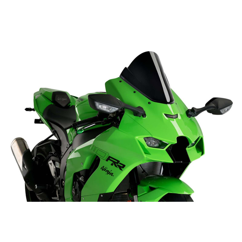 屏風25号 Puig Windshield Z-Racing For Kawasaki Zx-10Rr 21-25 Black