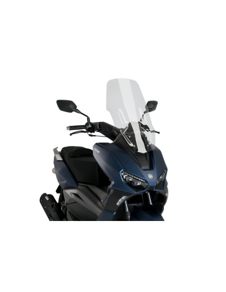 puig windshield v tech line touring for keeway vieste 300 21 25 transparent