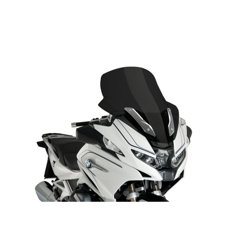 puig touring windshield for bmw r1250 rt 21 25 dark smoke