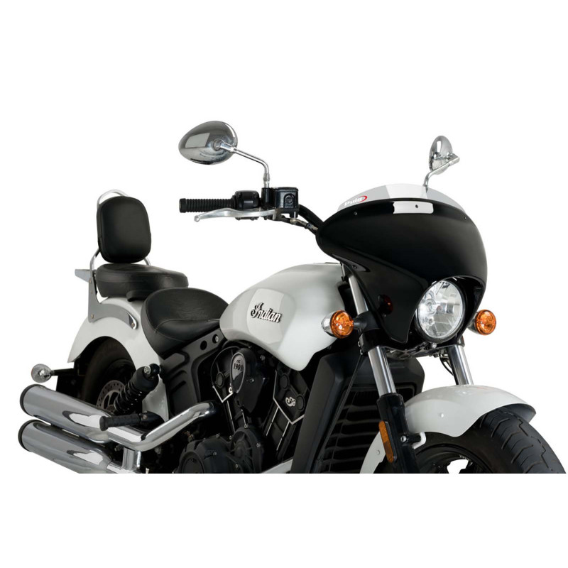 Parabrisas deportivo Puig Batwing SML para Indian Scout 15/25 ahumado claro
