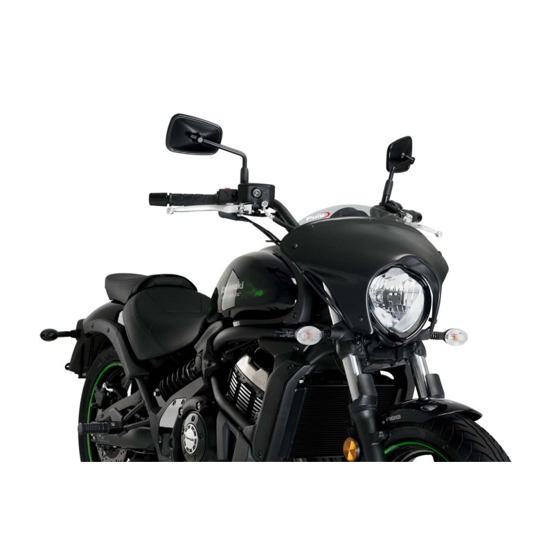 Pare-brise sport Puig Batwing SML pour Kawasaki Vulcan S 15-25, fume clair