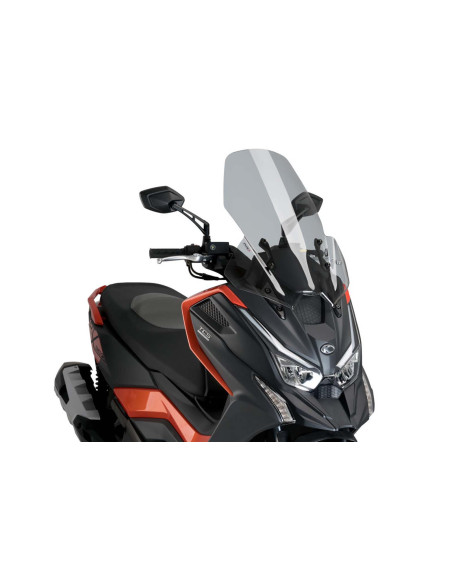 Parabrisas Puig V Tech Line Touring para Kymco DTX 125 22 25 ahumado claro