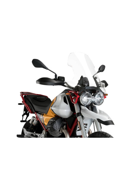 Puig Touring Windschutzscheibe fur Moto Guzzi V85 eindrucksvolle Grafiken 21 23 transparent