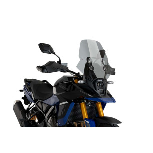 puig touring windshield for suzuki dl800 v strom de 23 25 light smoke