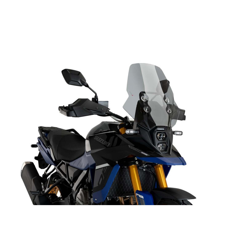 Pare-brise Puig Touring pour Suzuki DL800 V-Strom de 23/25, fume clair