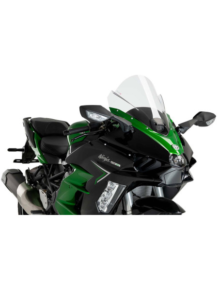 Pare-brise Puig Z Racing pour Kawasaki Ninja H2 SX SE 2023-2025 transparent 21714W