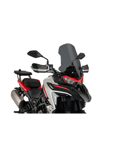 puig touring windshield for benelli trk 702 x 23 25 dark smoke